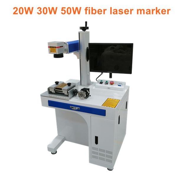 

2020 ист лазера 20вт 30вт 50вт металла машины машина маркировки лазера волокна с роторным