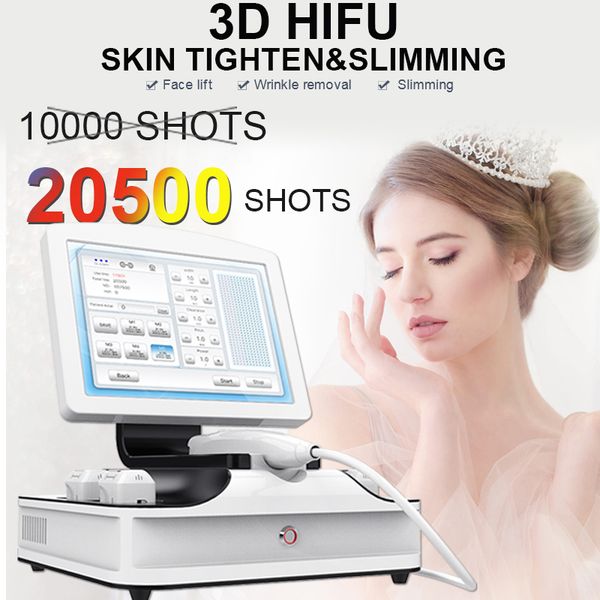 

20,500 s 3d hifu machine for face lifting double chin removal treatment lipo hifu slimming