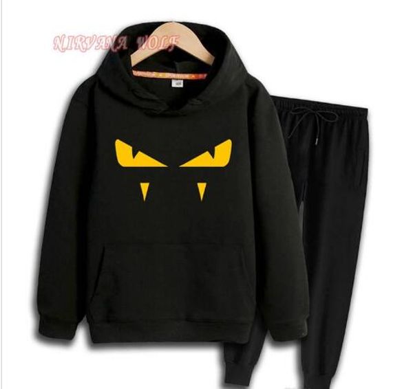 

чертенок роскошная мода дети девушки мальчика одежды sportswearautumn детские толстовки 2pcs / наборы дети outfit хлопка малыша tracksut, White