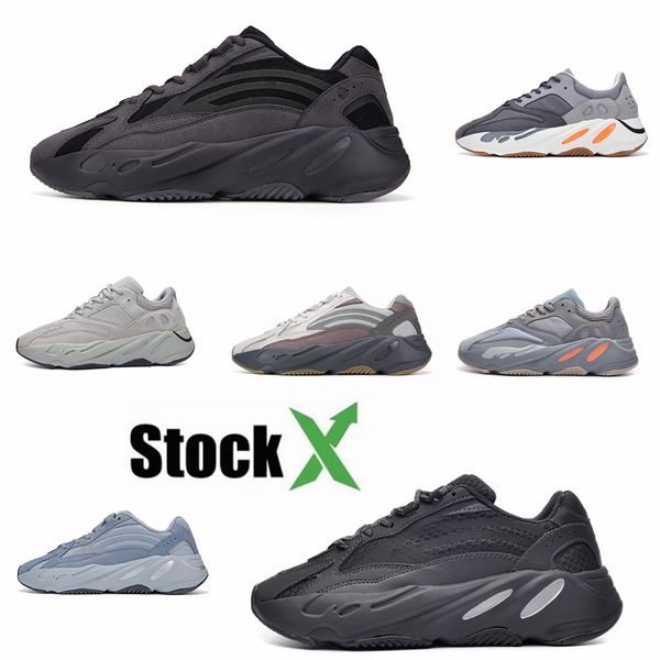 

700 wave mauve kanye west wave static shoes men women black white blue grey designers athletics mens us 5-11.5 #dsk626
