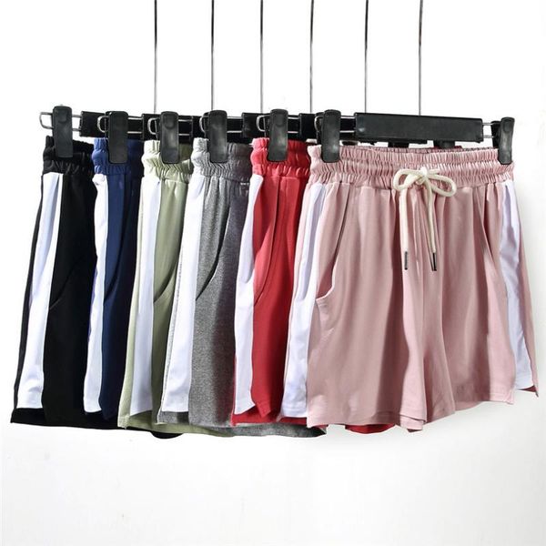 

running shorts fashion women lady summer sport beach short pants fitness gym sportswear #2m05, Black;blue