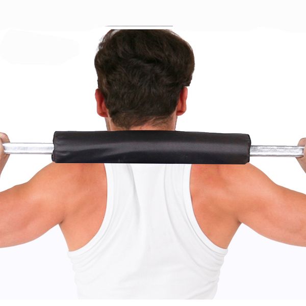 

good quality weight lifting barbell pad supports squat bar pull up sports gripper lifting cover protection fitness equipment
