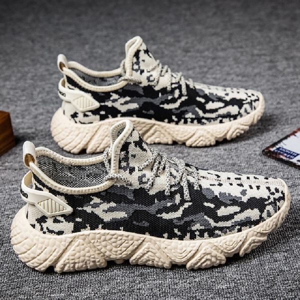 

special clearance high-quality sports and leisure shoes men shoes low woven mesh popcorn soft bottom men running, Black