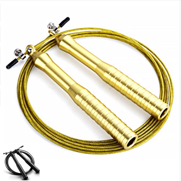 

2019 wire skipping 3m single rope adjustable jumping rope speed cable jump wire 3 colors optional metal boxing gym euipment