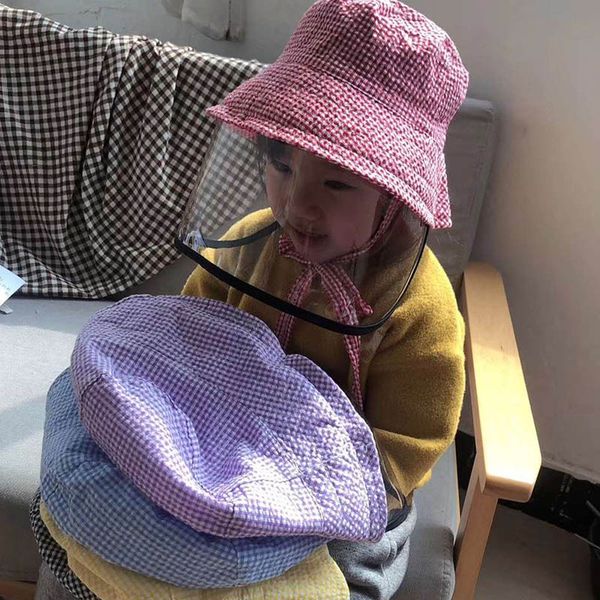 

горячая детская защитная защитная маска защитный колпачок складной анти-туман слюна частичный всплеск открытый рыбацкий шлем, Yellow