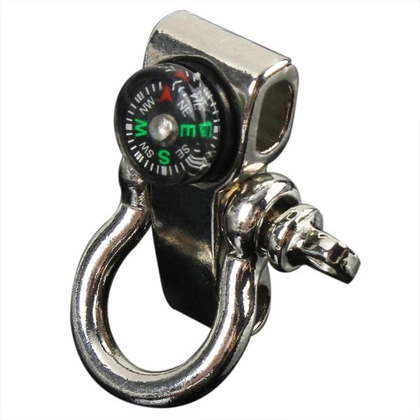 

adjustable paracord survival bracelet alloy buckle compass compass