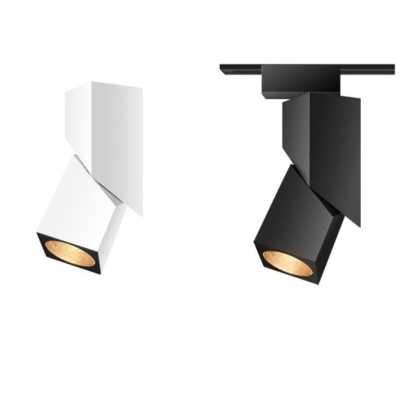 

последняя cob трек творческий квадрат led фары 5w 15w магазин одежды фон трек трек огни nordic потолочного типа light