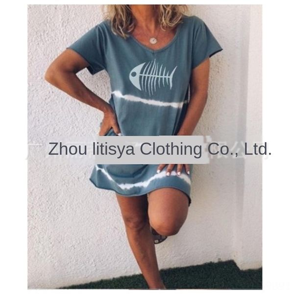 

2019 женщин с короткими рукавами печатных платье с короткими рукавами печатных платье футболки футболки 2019 женщин, White