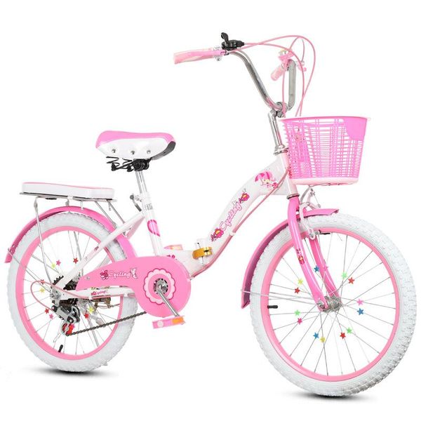 

mountain bike off-road folding racing factory direct childrens bicycle folding car 16-inch 18-inch 20-inch 22-inch fashion student car, Silver;blue