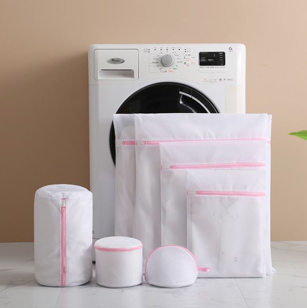 Os últimos 15 tipos de tamanho engrossado espessa malha grossa malha saco lavandaria lavar roupas cuidar transporte livre de garantia de qualidade saco