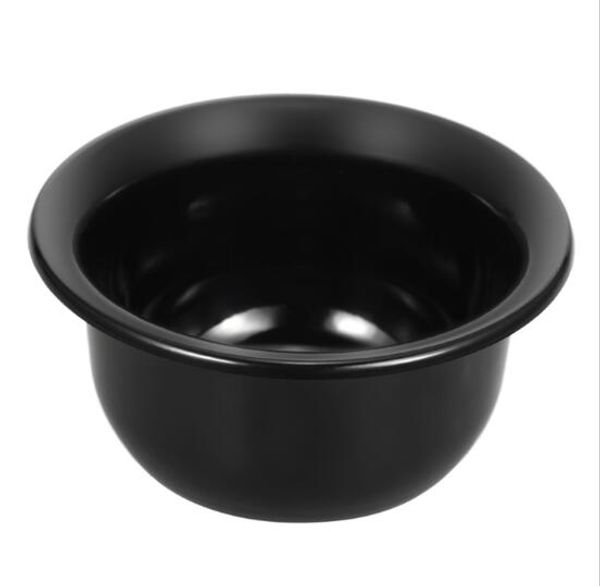 

Plastic Black Shaving Brush Soap Mug Bowl Wholesale supplier For Badger Hair Brush, safety razor, men beardgrooming shaving Tool Xmas Gift