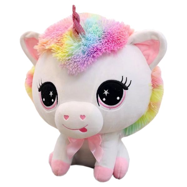 

rainbow plush unicorn stuffed animal model toy for kids
