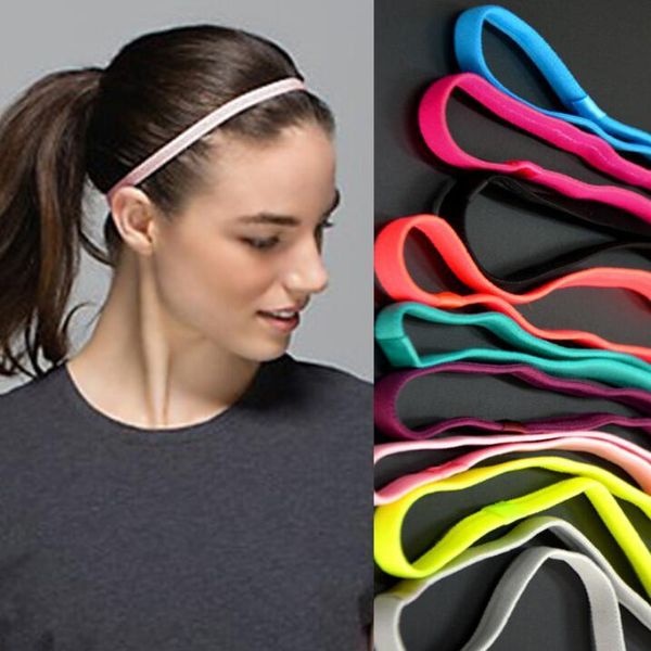 Corda elastica Fascia da corsa color caramello Moda Sport Calcio di alta qualità Accessori per capelli antiscivolo Fascia per yoga sportiva