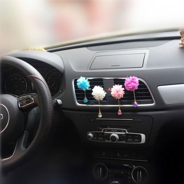 

mr fringe flower air freshener car-styling air condition vent perfume fragrance auto interior decoration diffuser accesories