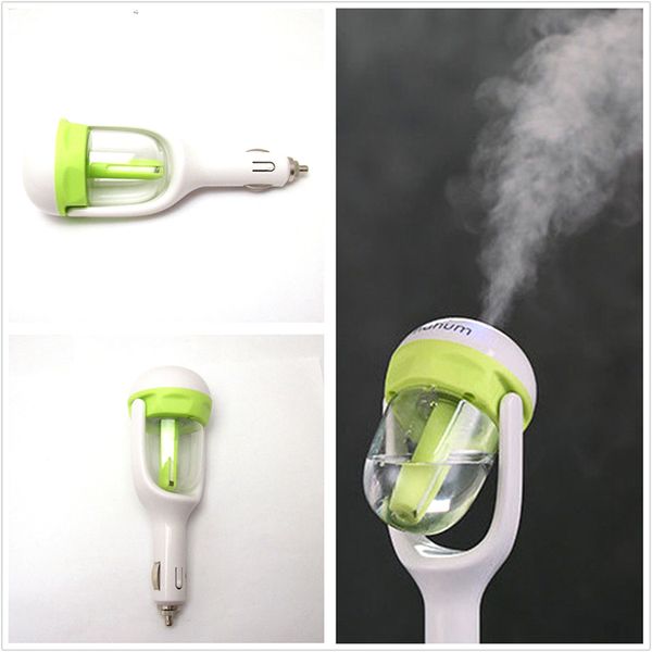 

Whosesale Nanum Car Plug Air Humidifier Purifier Vehicular essential oil ultrasonic humidifier Aroma mist car fragrance Diffuser DHL