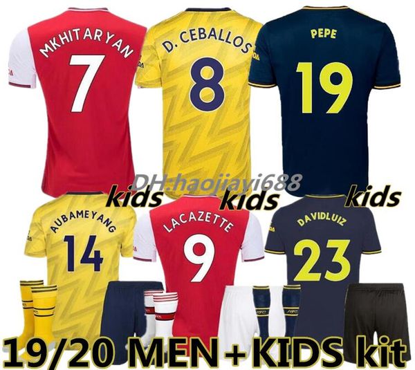 

Men kid et uniform 2019 2020 football kit ar en nicola pepe occer jer ey 19 20 tierney cami eta de futbol football hirt occer top