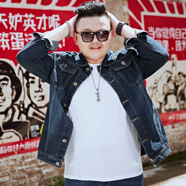 

fashion men denim jacket autumn mens jackets and coats turn-down collar men clothes 2018 streetwear, Black;brown