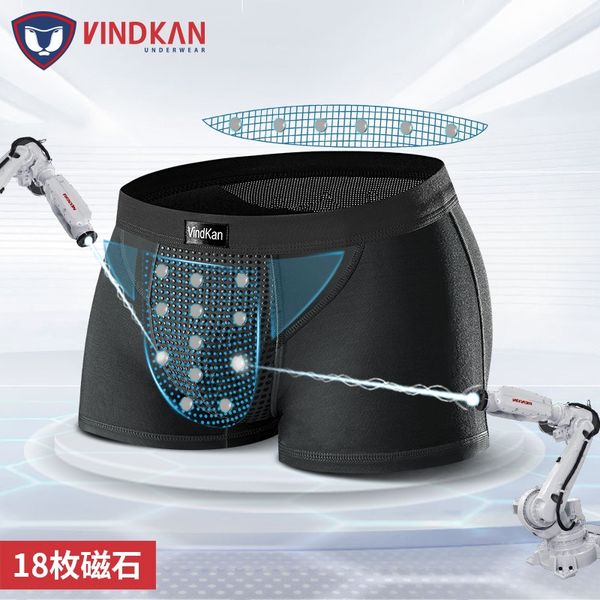 

dp38s britih pant 60 lanjing modal men' mid-wait breathable magnetic energy britih pant 60 s lanjing underwear modal men's mid-wai, Black;white