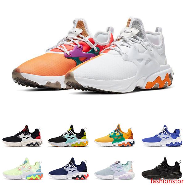 

new react presto men women casual shoes dharma triple black breakfast teal tint mens trainer outdoor sports sneakers runner size 36-45