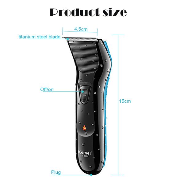

hair trimmer electric hair clipper barber hair cutting machine for man tool shaver rechargeable beard shaving razor kemei 5025 sweet07 tuihd