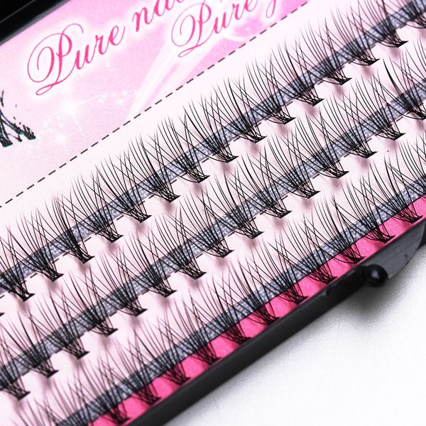 

10d 0.10 thickness c curl black mink individual eyelashes cluster false eye lashes grafting fake extensions tools