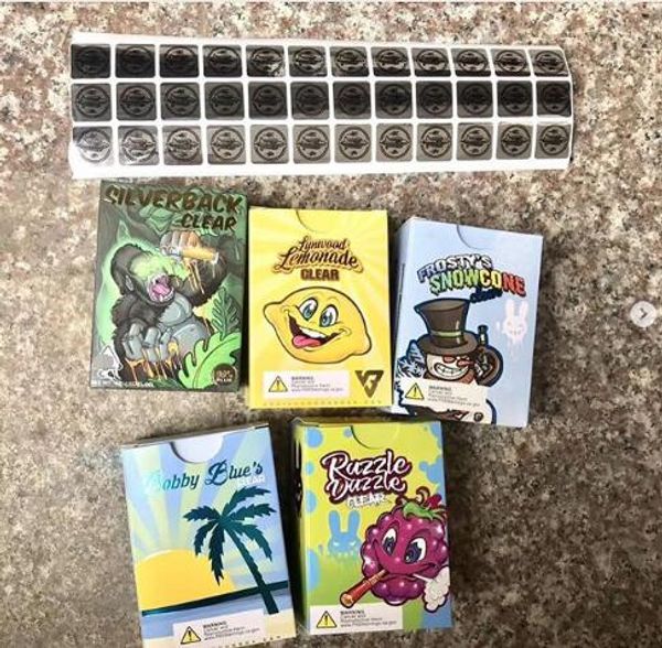 

Новый Moonrock Clear Vape Pen Kit 350 мАч Аккумулятор с картриджами 0,8 / 1,0 мл