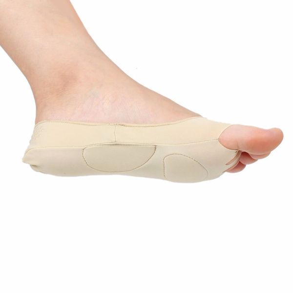 

women health foot care massage toe socks five fingers toes compression treatment of bending deformation socks, Black;white