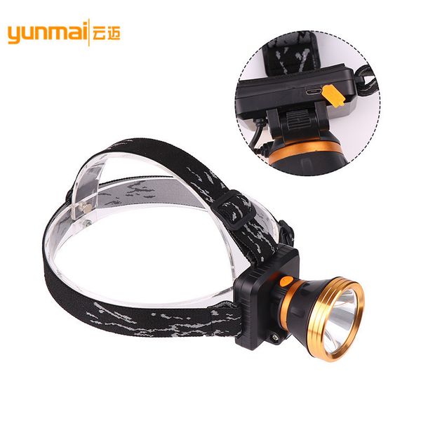 

aluminium alloy usb charge outdoors light miner's lamp 3w lumens lamp built-in battery light go fishing lamp