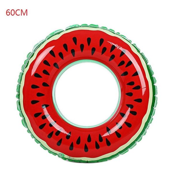 

watermelon inflatable swim ring heat-resistant reusable swimming float red black