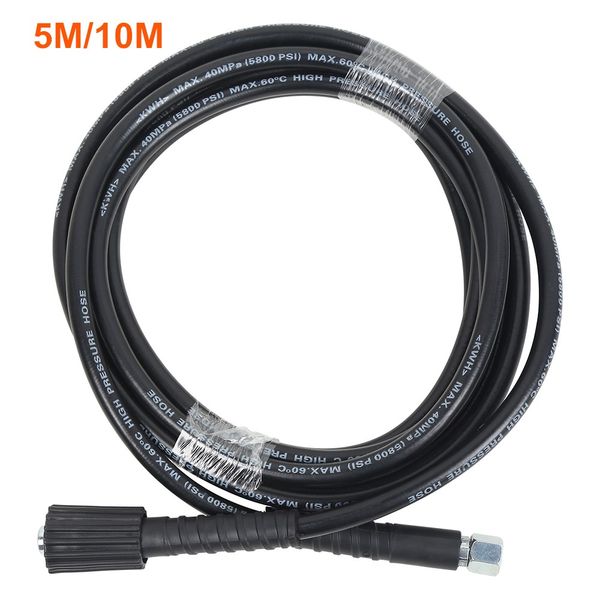 

5m 10m 2320psi high pressure cleaning hose for karcher car washer gasket end connection m22 - 14