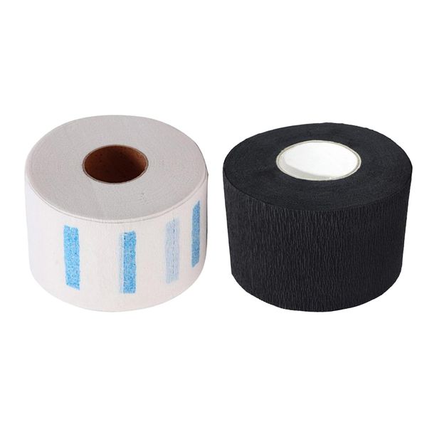 

2x neck ruffle roll paper pro disposable cutting collar hair salon tool accs