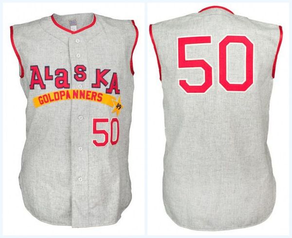 

Alaska Goldpanners 1964 Road Jersey Any Player or Number Stitch Sewn All Stitched High Quality Free Shipping Baseball Jerseys