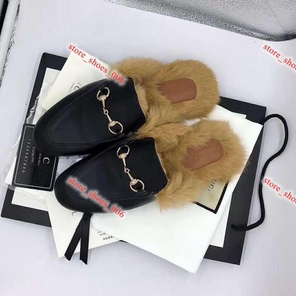 

2020 xshfbcl new leather men slippers luxe mules princetown designer classic slippery metal buckle beach slippers soft cowhide lazy women sh, Black