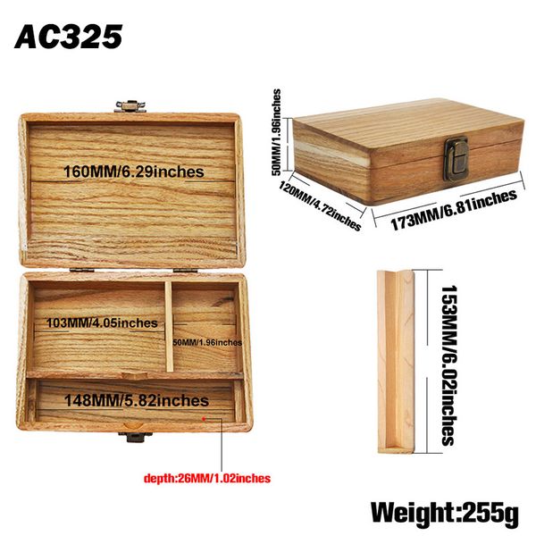 2021 Wood Stash Box Handmade Wood Tobacco Herbal Storage Box For