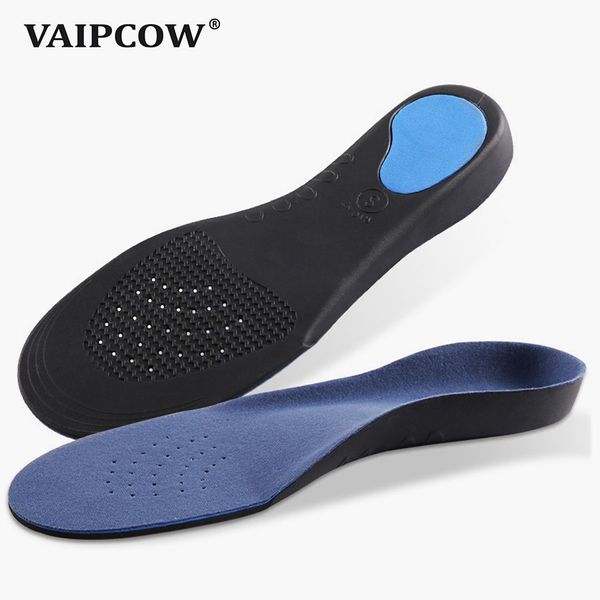 

vaipcow orthopedic insoles 3d eva insoles flat feet arch support shoe inserts for men/women shoes ortc insole foot pad, Black
