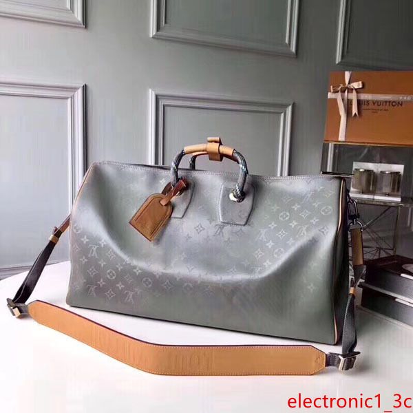 

#7968 5a l keepall bandouliere large capacity women travel bag 50cm galaxy taiga v men shoulder duffel bags carry luggage handbag bag m43899