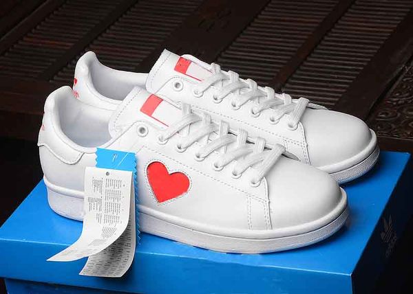 

stan smith shoes fashion mens womens new casual shoes leather sports sneakers shoes, Black
