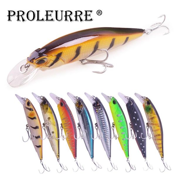 

1pcs 110mm 13.5g fishing lures minnow jerkbait pike trout wobbler floating hard lure crankbait artificial bait bass pike iuxmh