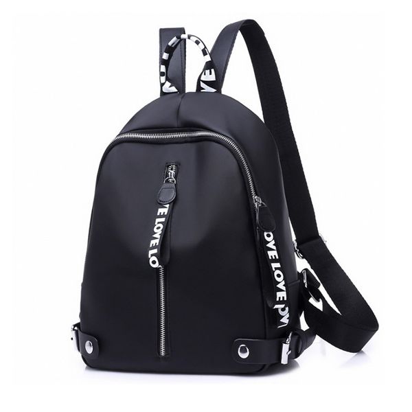 

2019 casual backpack women black oxford school bags for teenagers girls waterproof nylon travel backpack female