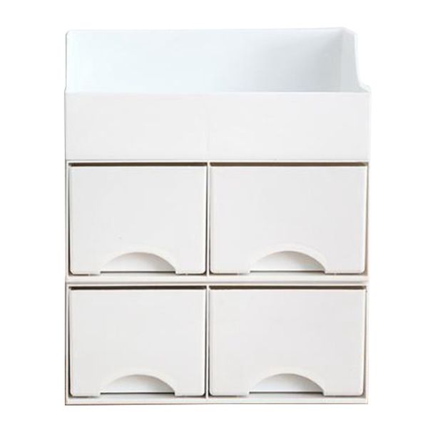 Multifunctional Plastic Desk Desktop Organizer Drawer Jewelry Case Multifunctional Plastic Desk Desktop
