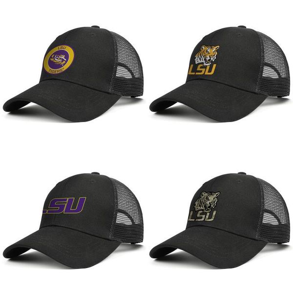 

lsu тигры круглый логотип черный для мужчин и женщин дальнобойщик бейсболка прохлады подогнанной сетки шляпы основного логотипа команды футб, Blue;gray