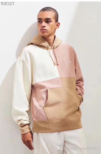 

off men designer luxury hoodie white brand cotton hoodies outdoor sport couple splice mens clothing leisure wild trend tpos 159, Black