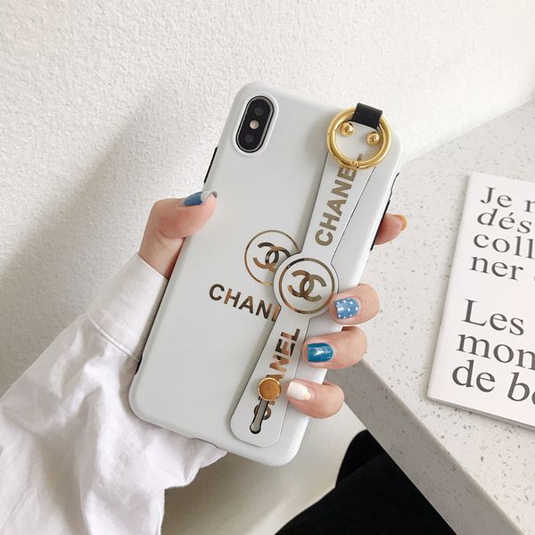 

fashion paris show phone case for iphone 6 7 8 plus x xr xs max luxury design tpu wristband phone cover case for iphone 6s plus