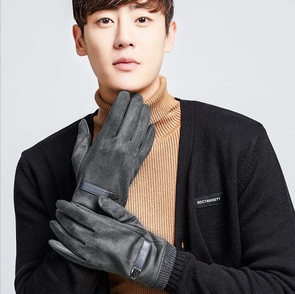 

bingyuanhaoxuan outdoor running hiking gloves smart phone wear resistant non-slip gloves cycling sports for men women, Blue;gray