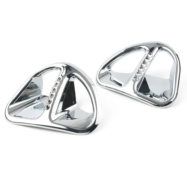 

chrome fairing martini air intake grills fit honda goldwing gl1800 2001-2011