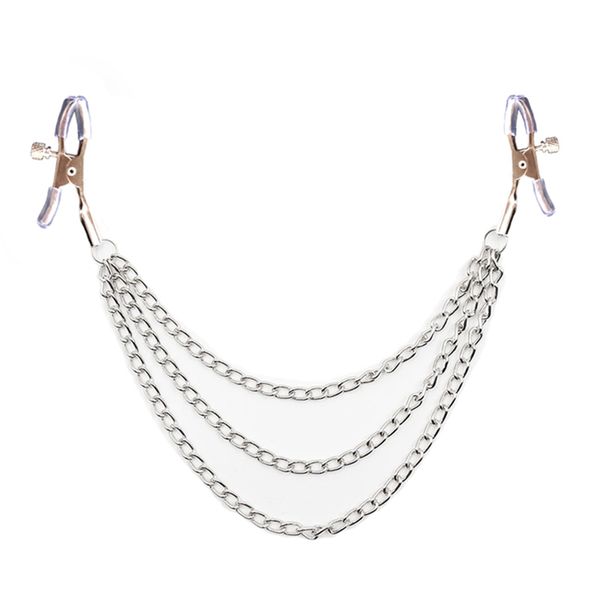 

nipple pinzas women clamps metal chain teasing clamp pezones papilla erotic clip flirting restraints nipple c18122501 bondage stimulato kmil