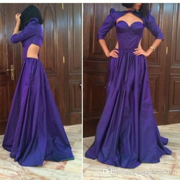 

2019 вырезы стороны сексуальные платья вечернее фиолетовое вечернее платье выпускного вечера половина рукава ну вечеринку платья на заказ, Black;red