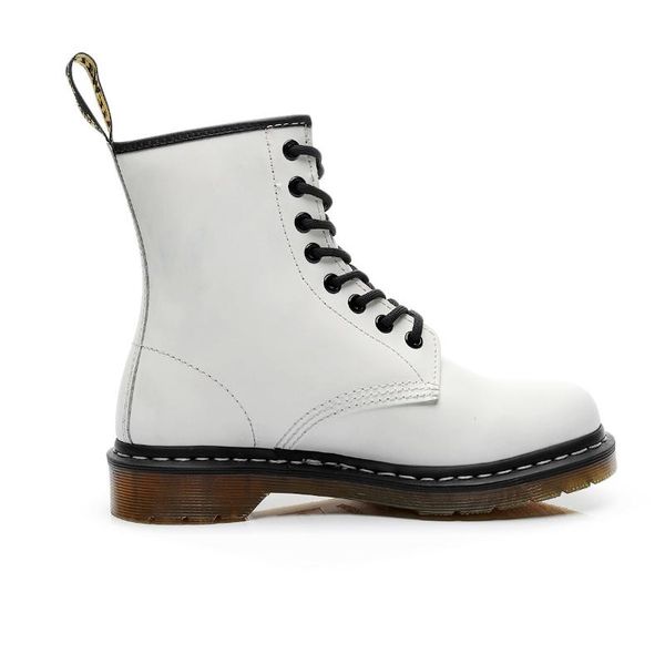 

doc woman boots platform martins shoes woman leather wool winter warm winter boots women plus size women shoes 2020 designers, Black