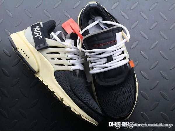 

2018 new white a presto the ten black grey white green orange laces virgil bnib athletics shoes sneakers come with box