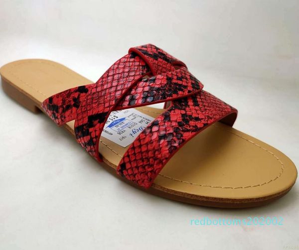 

2020 new brand mixed colors women slipper pllus size 35-41 women summer beach slides flip flops outdoor flat slipper r02, Black